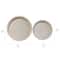 12 Pack: Round Framed Wood Tray Set by Make Market®